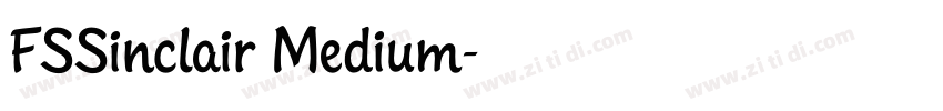 FSSinclair Medium字体转换